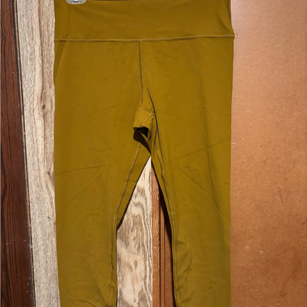 Athleta Mustard Yellow High-Waist Leggings